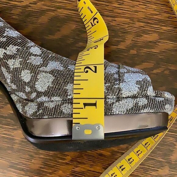 Marc Fisher sparkly cheetah platform heels - Picture 10 of 12